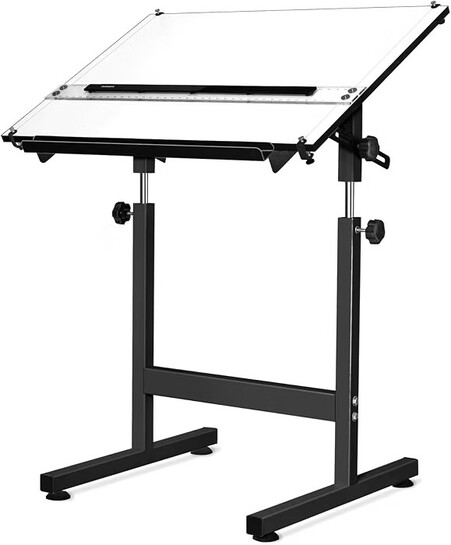 AS Drawing & Drafting Table - Scholar (Without Board) Drafting Table Stand with Adjustable Height and Angles