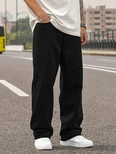 Shopsy LEVORCE Loose Fit Men Black Jeans - Image 3