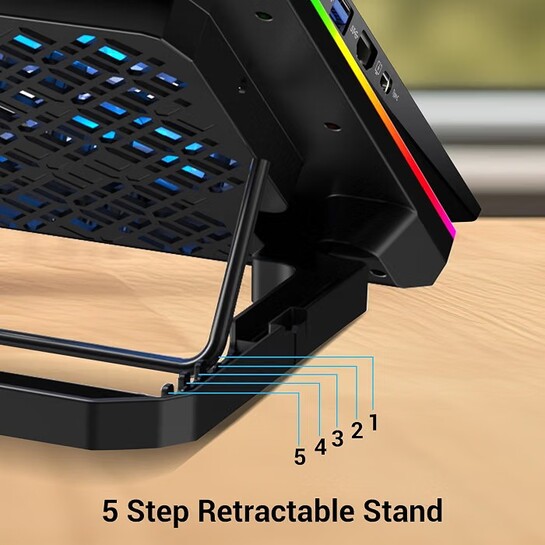 ZEBRONICS NC6500D Laptop Cooling Pad with Hexa Fans