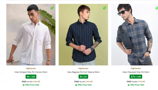 Highlander Men's Casual Shirt Collection – Up to 77% Off