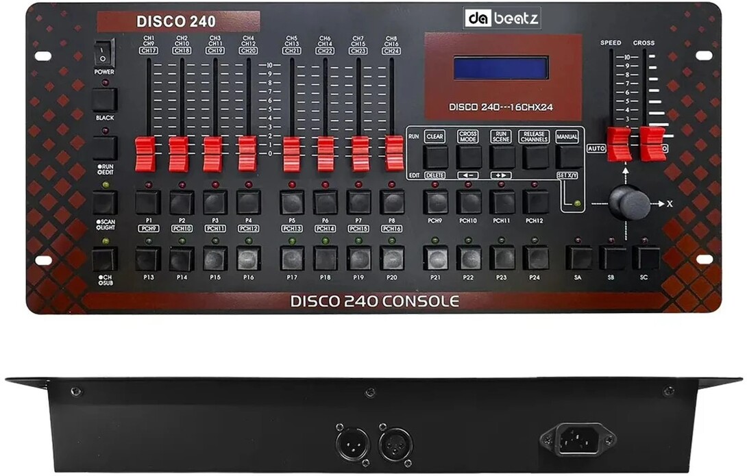 Da.Beatz. 240 channel dj light mixer,dmx 512 controller, dj mixer for Occasions DJ Effects Digital Sound Mixer