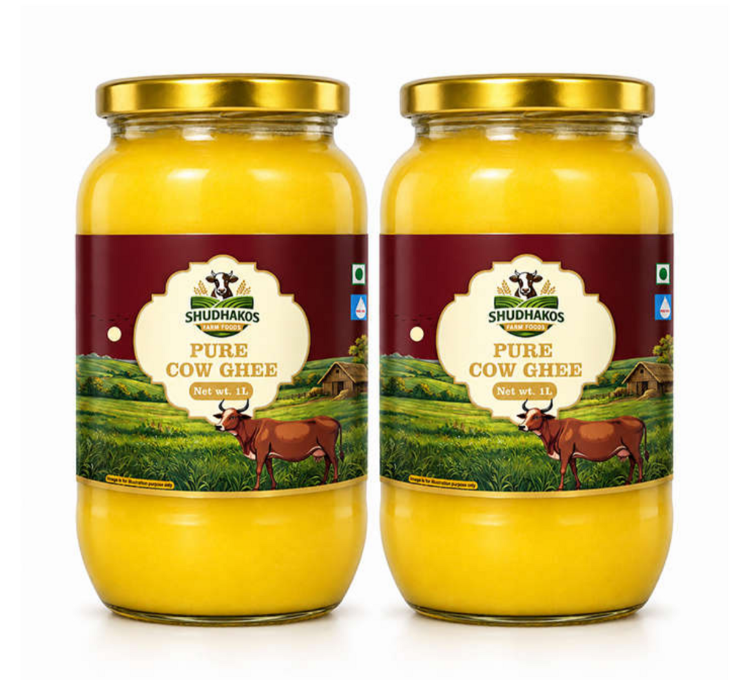 CRED - Shudhakos Farms Cow Ghee 2 × 1L