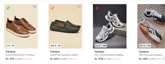Campus & Asian At Min. 50% Off