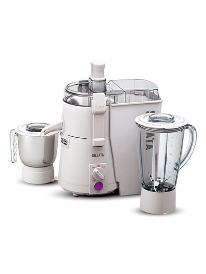 Buy Sujata Powermatic Plus B07D8VBYB4 White Plastic Anti Drip 2 Jars Wet And Dry Grinder 900W - Juicer Mixer Grinder for Unisex 27950964 | Myntra