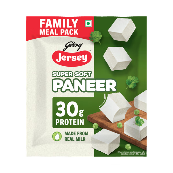 Instamart - Godrej Jersey 30 gm Protein - super soft paneer 165g pack of 2