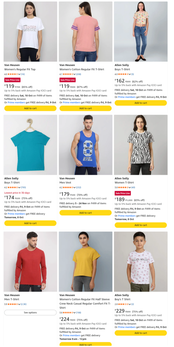 Upto 85% Off On Allen Solly & Van Heusen Clothing | Desidime