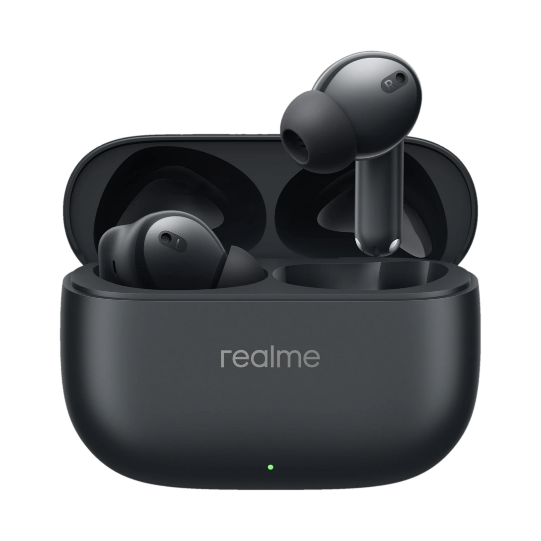 realme Buds T310 with 12.4mm Driver, 46dB ANC, Spatial Audio and upto 40 hours Playback Bluetooth Headset \