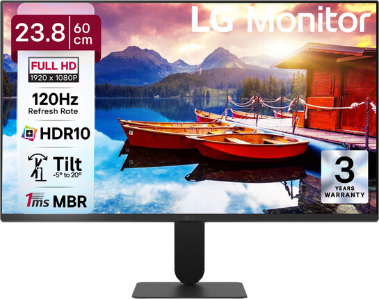 LG 59.99 cm (24 inch) Full HD LED Backlit IPS Panel (1 ms, 120 Hz)