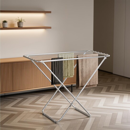 amazon basics Mild Steel Cloth Drying Stand - Folding,