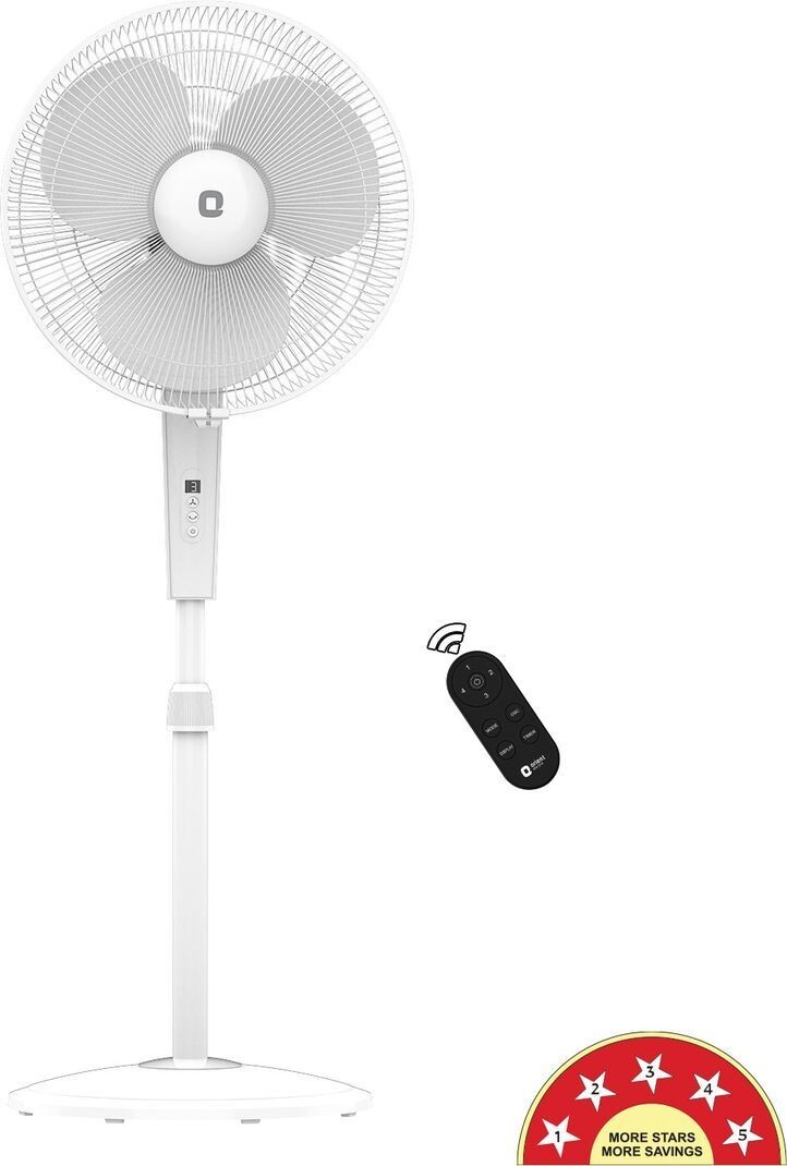 25% off coupon: Orient Electric Harrier BLDC Stand Fan | Energy Saving, Whisper Quiet Operation with 2 Year Warranty BLDC Motor with Remote,Pedestal Fan 
