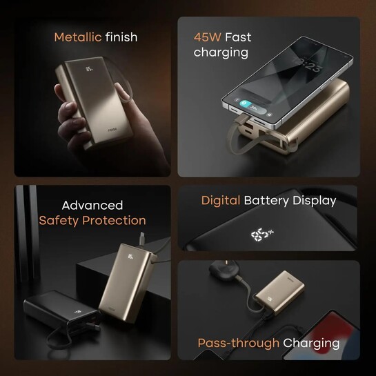 Noise 20000 mAh 45 W Compact Pocket Size Power Bank 