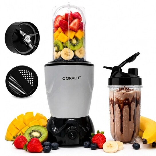 Nutri Juicer Mixer Grinder 500W, Silver