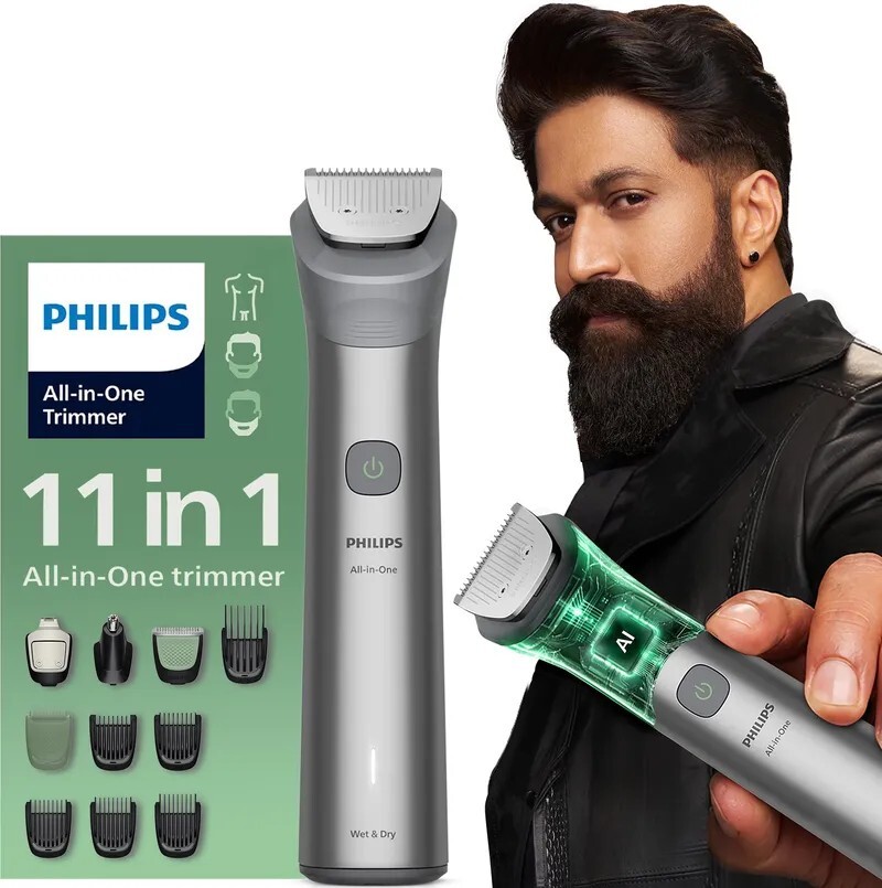 PHILIPS MG5932/15 Fully Waterproof Trimmer 120 min  Runtime 7 Len...more