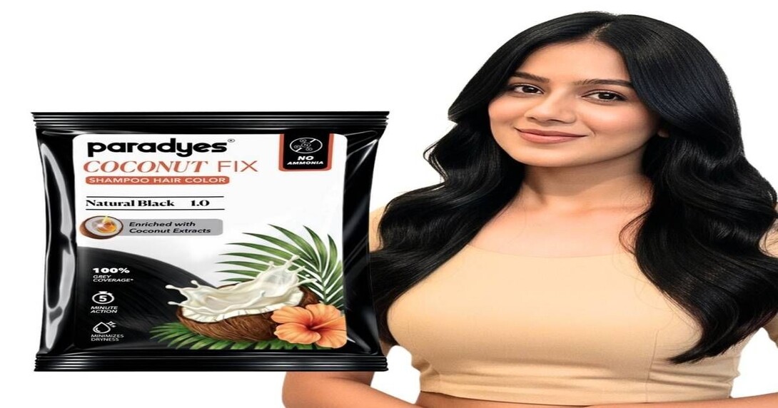 Instamart - Paradyes Shampoo Hair Color Shade 1.0 Natural Black 