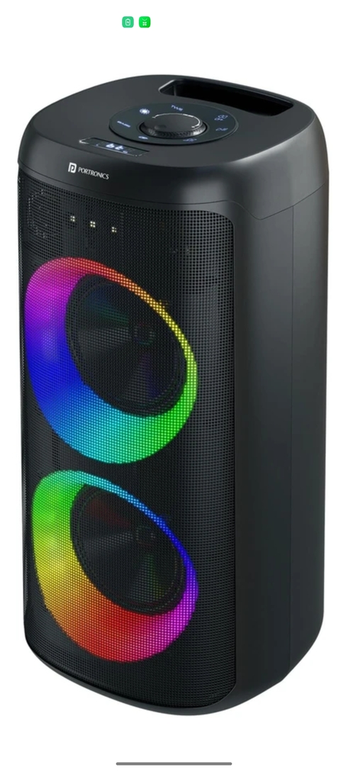 Portronics 120W party speaker with Wireless Mic 