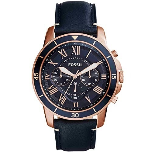 Fossil Analog Blue Dial Men's Watch