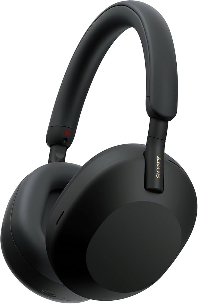 Sony WH-1000XM5 Best Active Noise Cancelling Wireless Bluetooth Over Ear Headphones with Mic