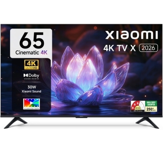 Xiaomi X Series 165 cm (65 Inches) 4K Ultra HD Smart Google TV (2026 Edition) | Dolby Vision, 34W Dolby Audio, 120Hz DLG Game Booster & Filmmaker Mode