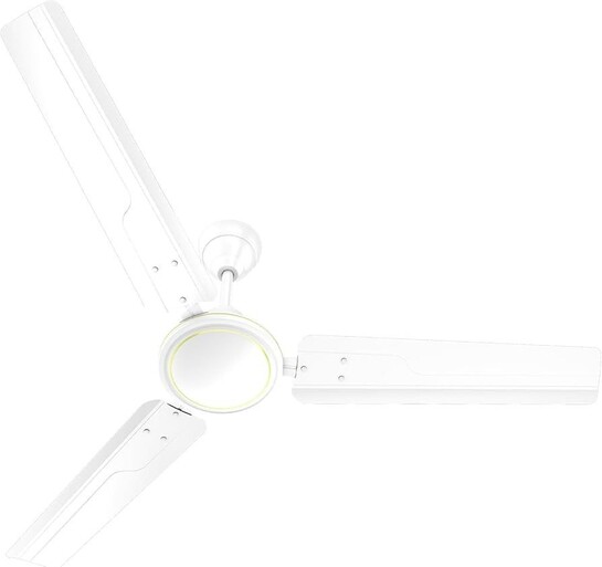 Havells REO Vaayu 1200mm ES Ceiling Fan | High Speed, High Air Delivery | Strong & Powerful, Air Delivery: 220CMM| RPM: 370| 2 Year Warranty | (Pack of 1, White)