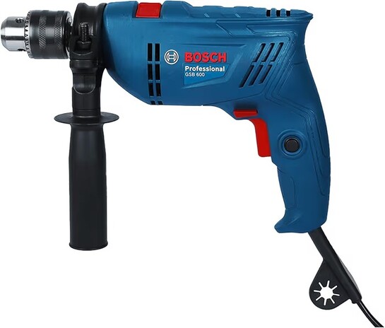 BOSCH GSB 600 Impact Drill Machine for Home & Wall | 600W Motor | 13mm Chuck | 3000 RPM | 48000 BPM