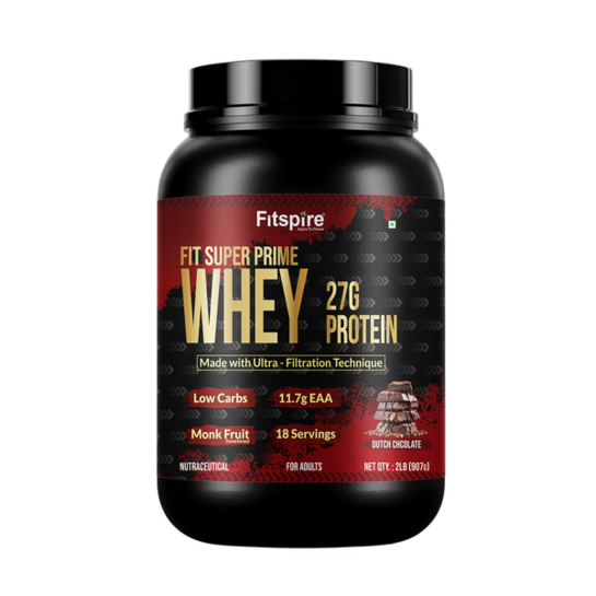 Instamart : Fitspire Fit Super Prime Dutch Chocolate Whey Protein 907g