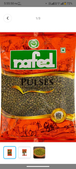 Nafed whole moong 500gm