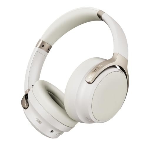 boAt Nirvana Eutopia 2 ANC, (~45dB) Adaptive Hybrid ANC, 80H Playtime Adaptive Fit Wireless Bluetooth Headphones (Utopian White)