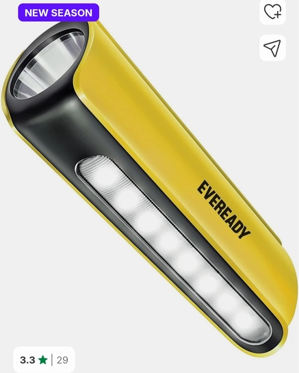 Eveready Torch at 60