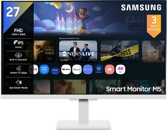 Samsung M5 68.58 cm (27 inch) Full HD LED Backlit IPS Panel Monitor