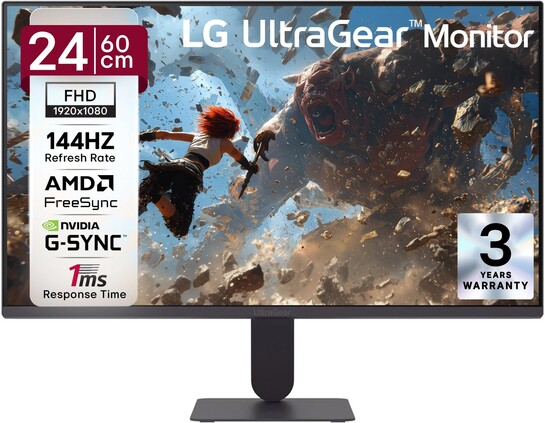 LG UltraGear 60.96 cm (24 inch) Full HD IPS Panel Gaming Monitor 