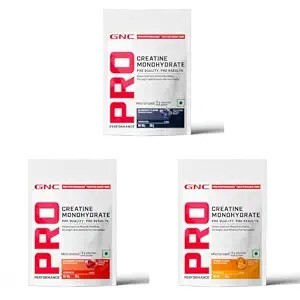 GNC Creatine Power Strength Stack | Blueberry + Cranberry + Orange ...