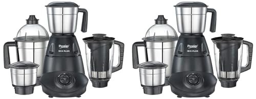 [SBI CC] Prestige Iris Plus 750W Mixer Grinder with 4 Jars (Pack of 2)