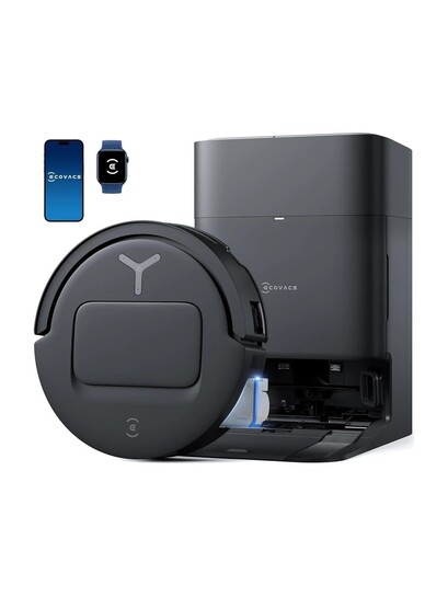 ECOVACS T80 Omni Black Robotic Floor Cleaner with 2 in 1 Mopping ...more