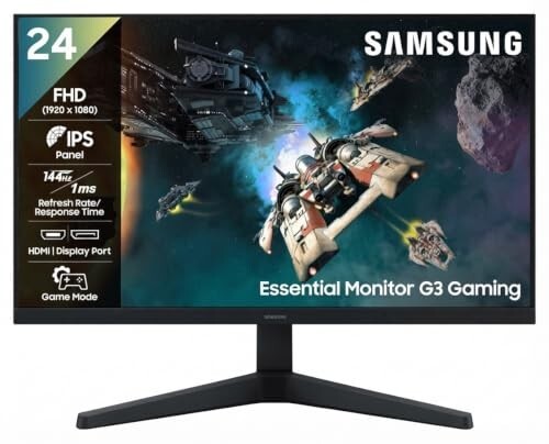 Samsung 24 Inch G3 Gaming Monitor | FHD (1920 x 1080) | IPS Panel | 144 Hz Refresh Rate
