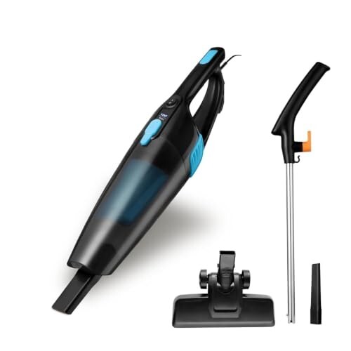 KENT Dash Vacuum Cleaner | 600W  | Black & Blue