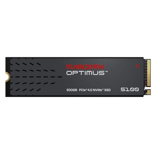SANDISK Optimus™ 5100 NVMe™ SSD, 500GB, Upto 6600MB/s R, 5600MB/s W, 5Y Warranty (SDSP51500GAN-000E0) [SBI CC]
