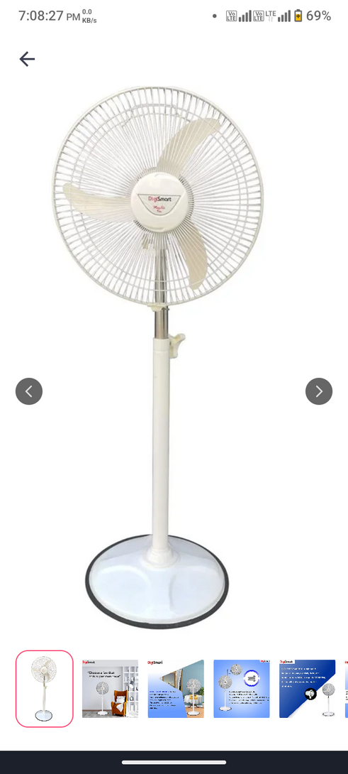 Digismart pedestal fan @997