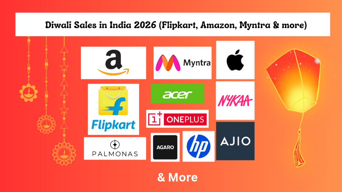 Top 20+ Diwali Sale Offers India 2026 [ Amazon, Flipkart, Acer & more ]