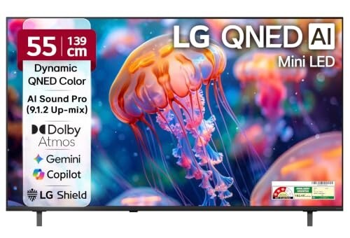 LG 139 cms (55 inches) Mini LED 4K Ultra HD LED TV 55QNED65BLA 2026 [Coupon + SBI CC NCEMI]