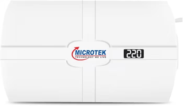 Microtek Smart EM4160+ Digital Display Wall Mounted Automatic Voltage Stabilizer for AC Air Conditioner Upto 1.5 Ton Working Power 160V-285V with 3 Year Warranty, White