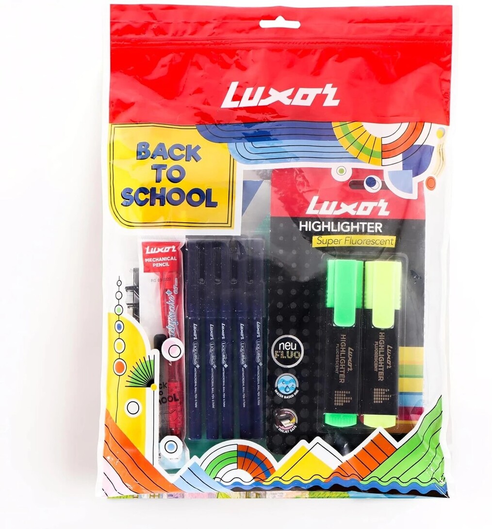 LUXOR Back to School Kit, A Complete Set for Students