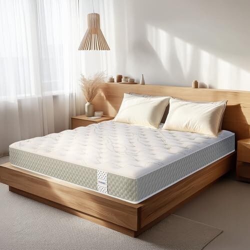 Florance Pincore Latex Mattress with 7-Zone ErgoContour Foam, Medium-Firm, Pressure Relief, Oeko Tex Certified Fabric, Queen Size Mattress with 3 Layer Construction, 10-Year Warranty, 78x60x8 Inches