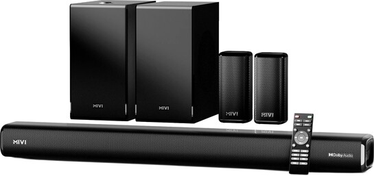 Mivi Fort Sonic 900 Soundbar, Dual Subwoofers, Dolby Audio