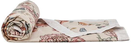 Amazon Brand - Solimo Double Microfiber Quilt|100% Microfiber Exterior|120 GSM|for Mild Winters and Ac Rooms (Lavender Meadow)