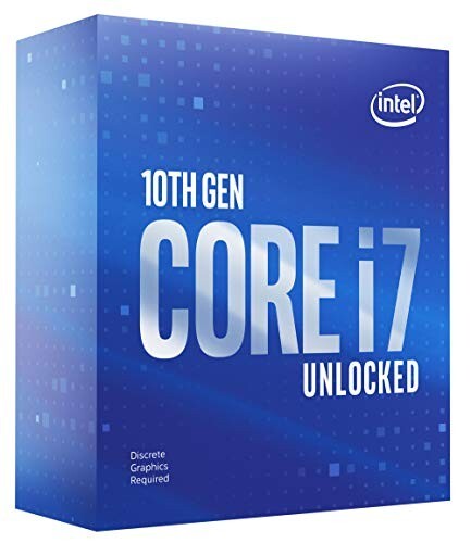 Intel Core i7-10700KF Desktop Processor 8 Cores up to 5.1 GHz Unlocked Without Processor Graphics LGA1200 