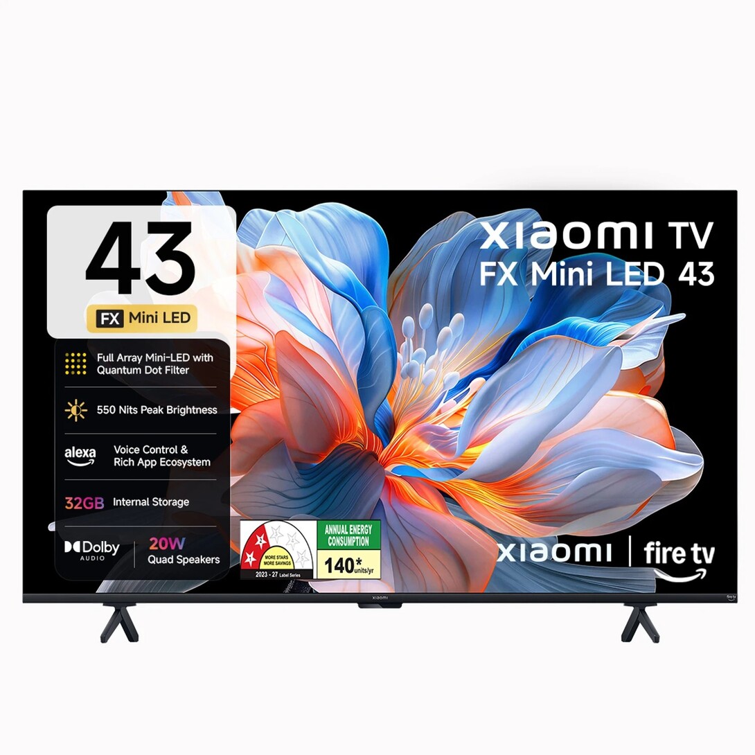 XIAOMI FX Series 108 cm (43 inch) Ultra HD (4K) Mini LED Smart Tv