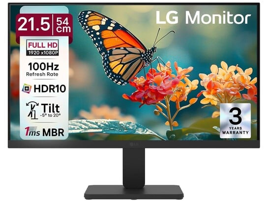 LG 22U401A 54.61 cm (22 Inch) Full HD (1920x1080) VA Monitor with 100Hz