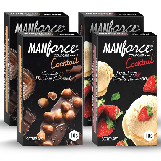 Manforce condoms - Pack of 10  Rs 51 Min Qty 4 / Rs 57 Min Qty 2