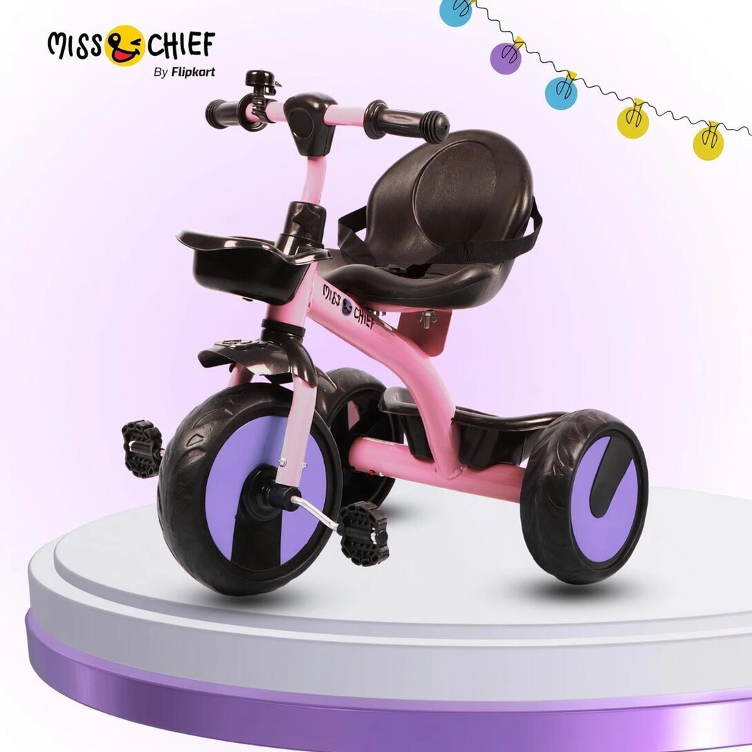 Miss & Chief Pixi Baby Tricycle (Blue + Pink both color available) (Ages 2-5yrs) Tricycle (Multicolor)