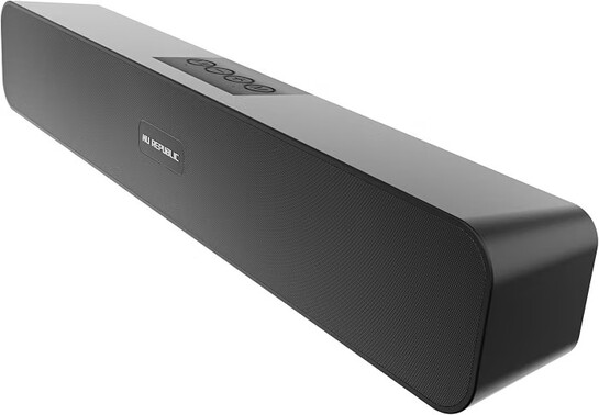 Nu Republic Soundbar 20 Bluetooth Soundbar with X-Bass Technology, 52mm Dynamic Drivers, Upto 12 Hrs Playtime